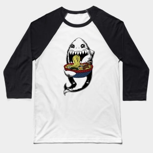 Shark Ramen Baseball T-Shirt